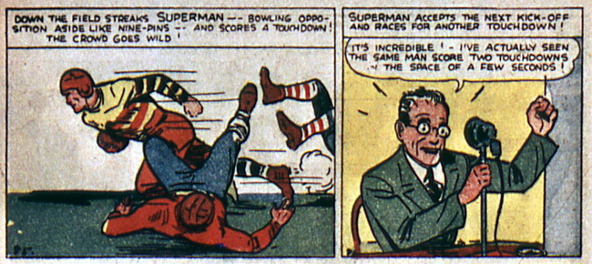 (Superman , Gridiron Hero) - Action Comics #4