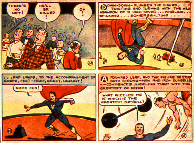 (Superman Joins the Circus) - Action Comics #7